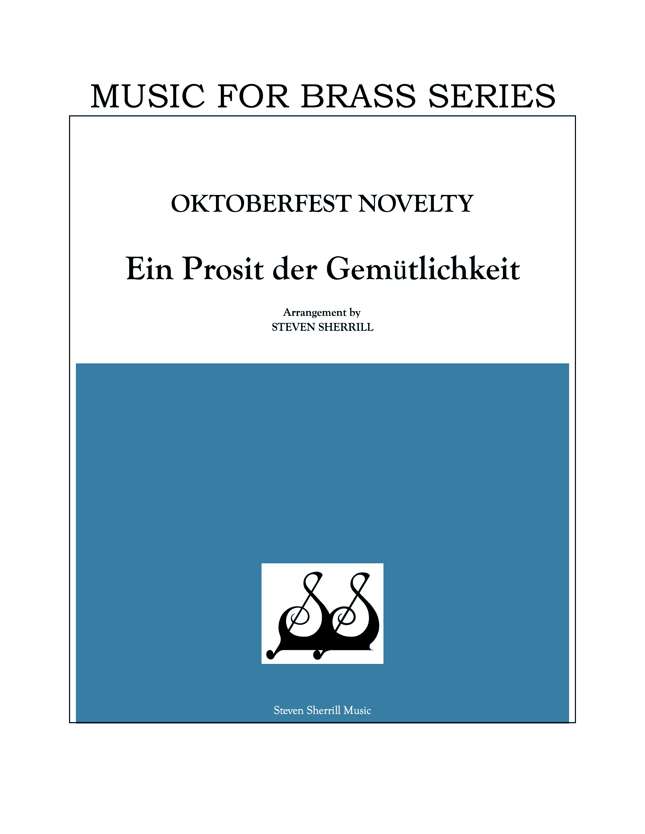 Ein Prosit der Gemtlichkeit  (from 6 Oktoberfest Novelties) cover page