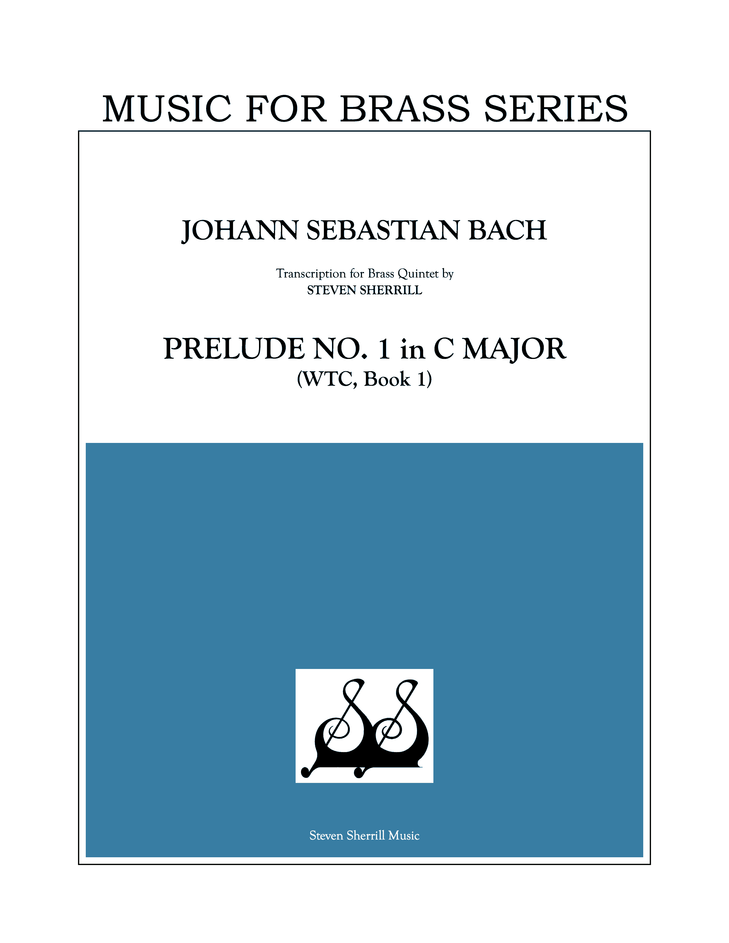 Prelude No. 1 in C Major (WTC Book 1) cover page