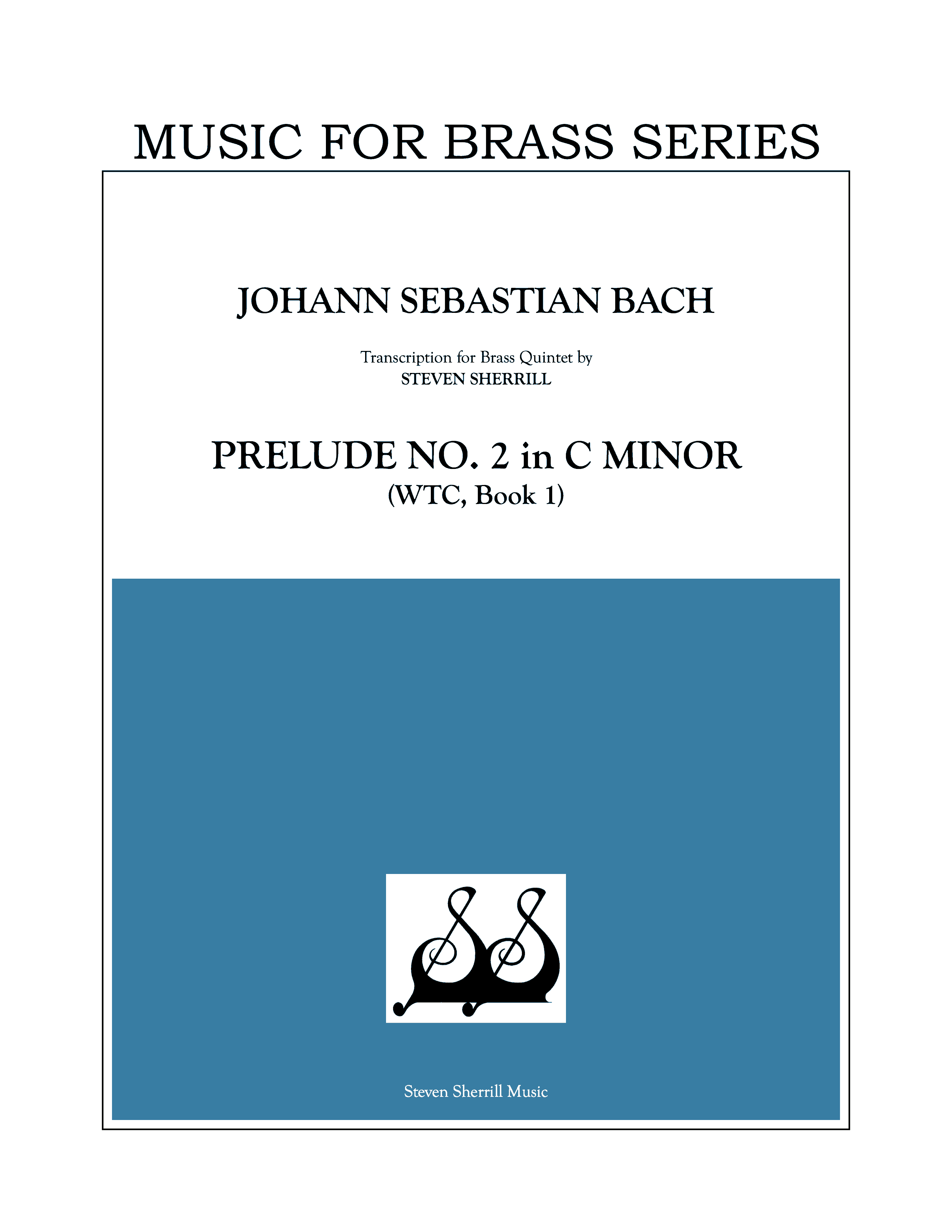 Prelude No. 2 in C Minor (WTC, Book 1) cover page
